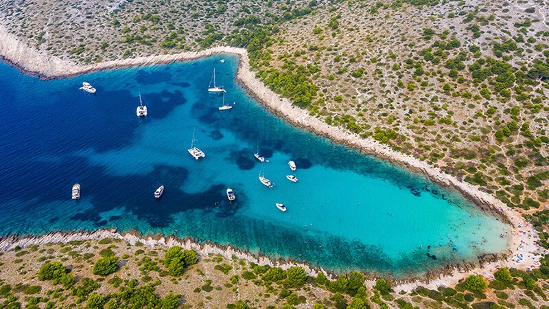 Full day boat trip to the Nature Park Telašćica and Island Katina (Kornati) - from Sv. Filp i Jakov & Biograd na Moru